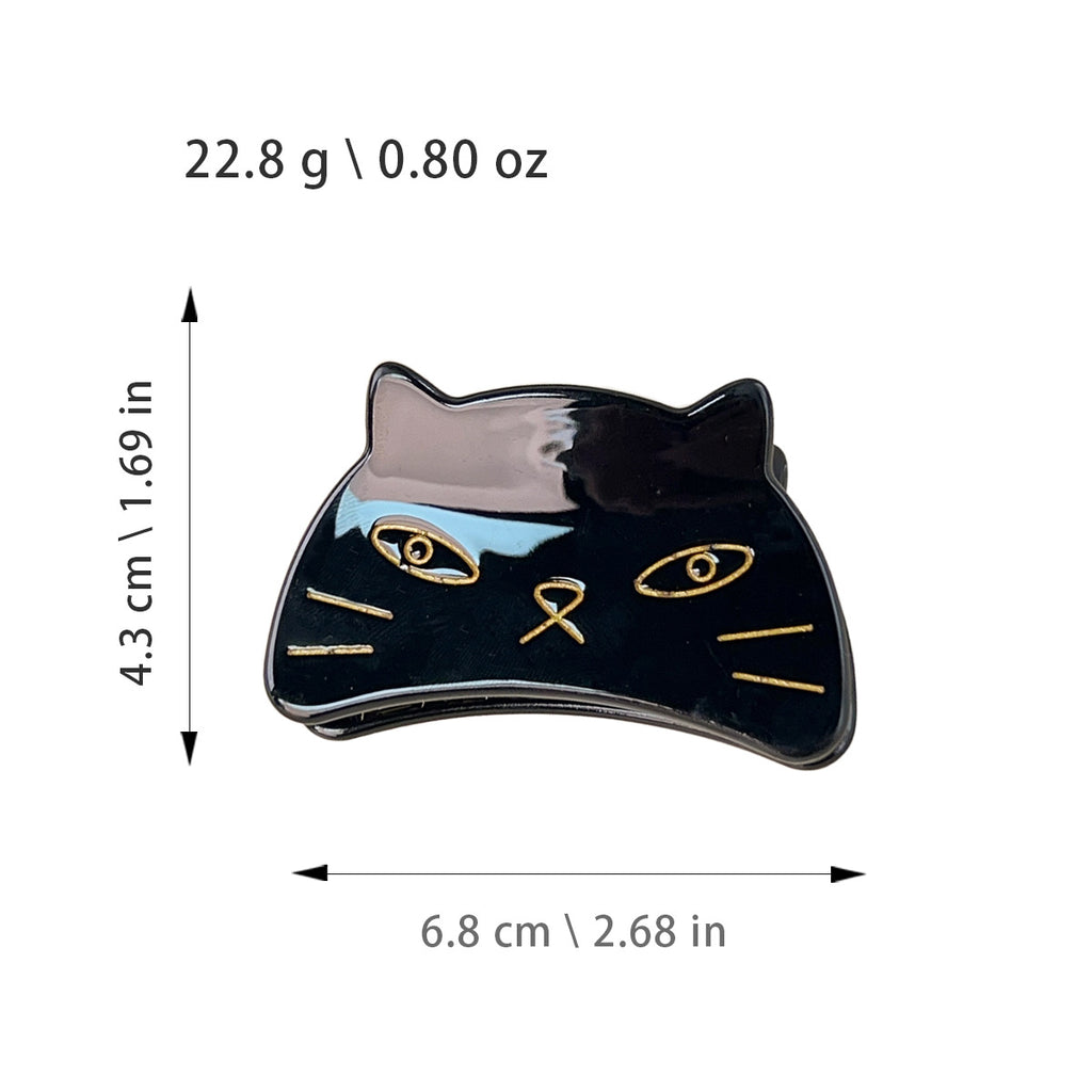 Whiskered Cat Claw Hair Clip