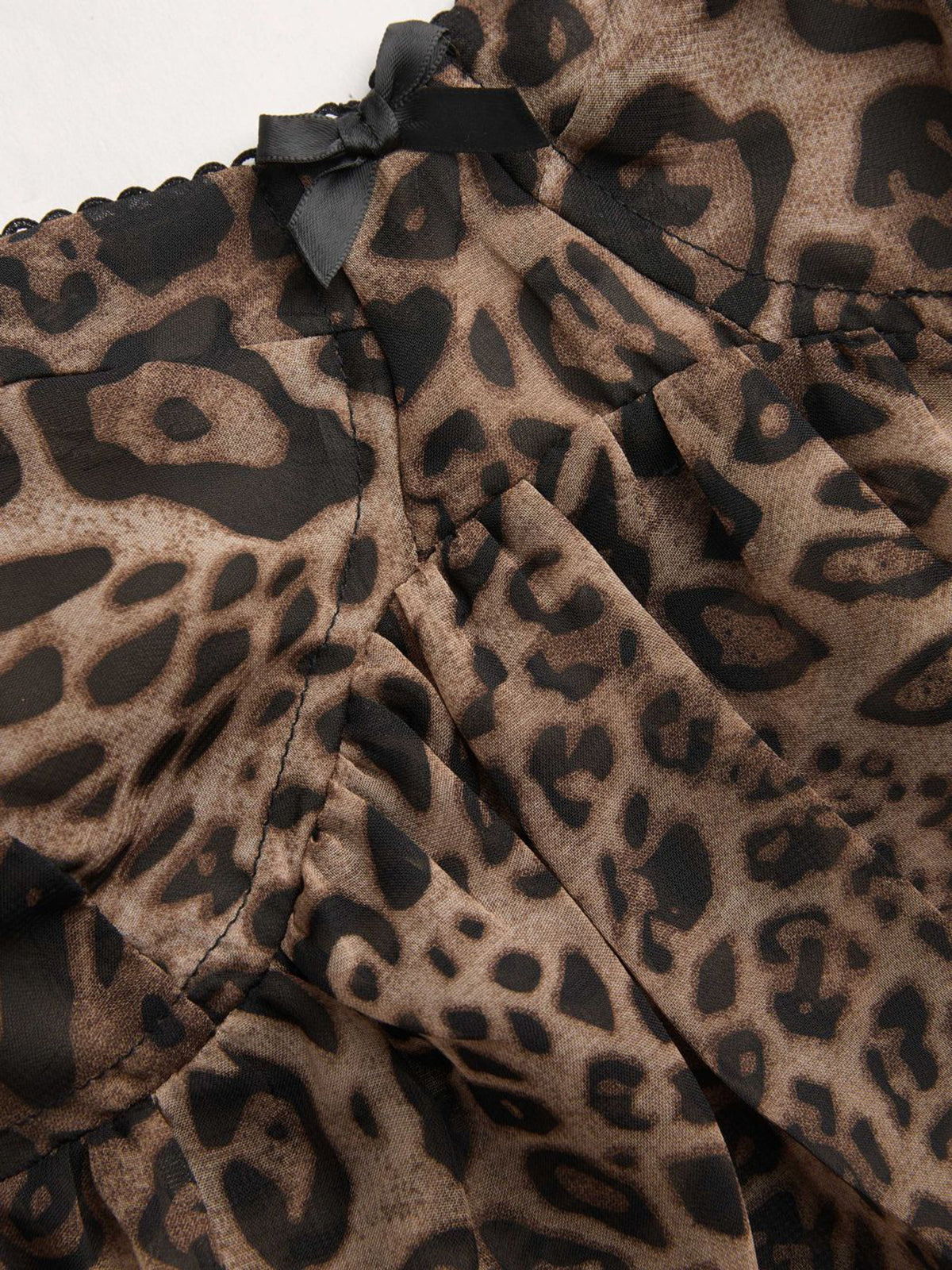 Longline Swing Cami Top With Adjustable Straps - Leopard - 5