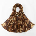Blossom Print Sheer Long Wrap Scarf - C8
