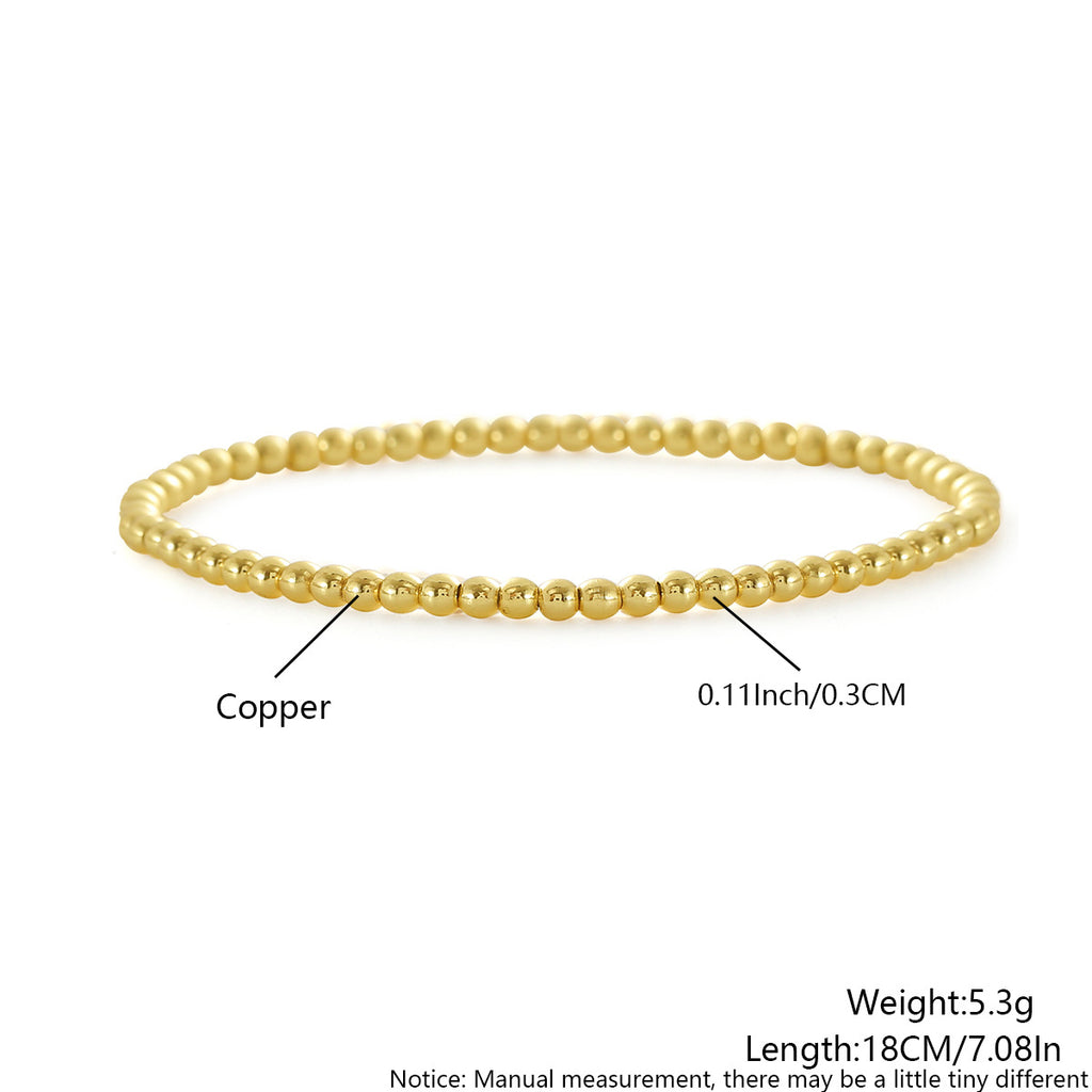 Beaded Stretch Bracelet Layering Set - NO_02
