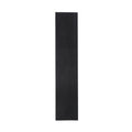 Soft Knit Long Rectangle Winter Scarf - Black