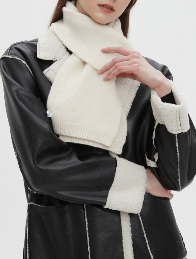 Soft Knit Long Rectangle Winter Scarf