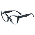 Two Tone Cat Eye Eyeglass Frames - Color_1