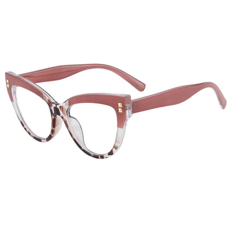 Two Tone Cat Eye Eyeglass Frames - Color_2