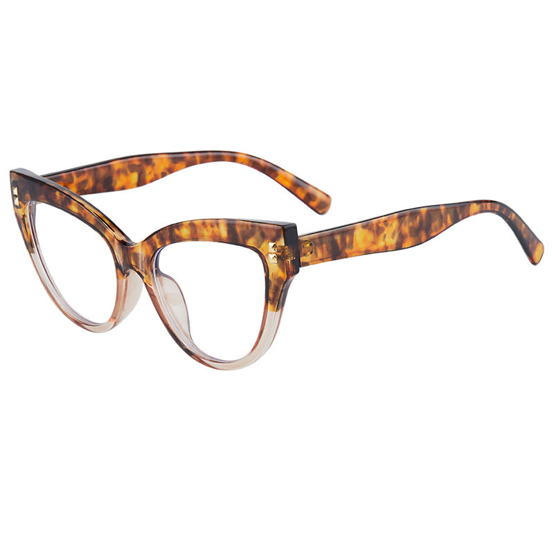 Two Tone Cat Eye Eyeglass Frames - Color_7