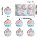 Candy Foam Bead Christmas Ball Ornaments Boxed Set - NO01