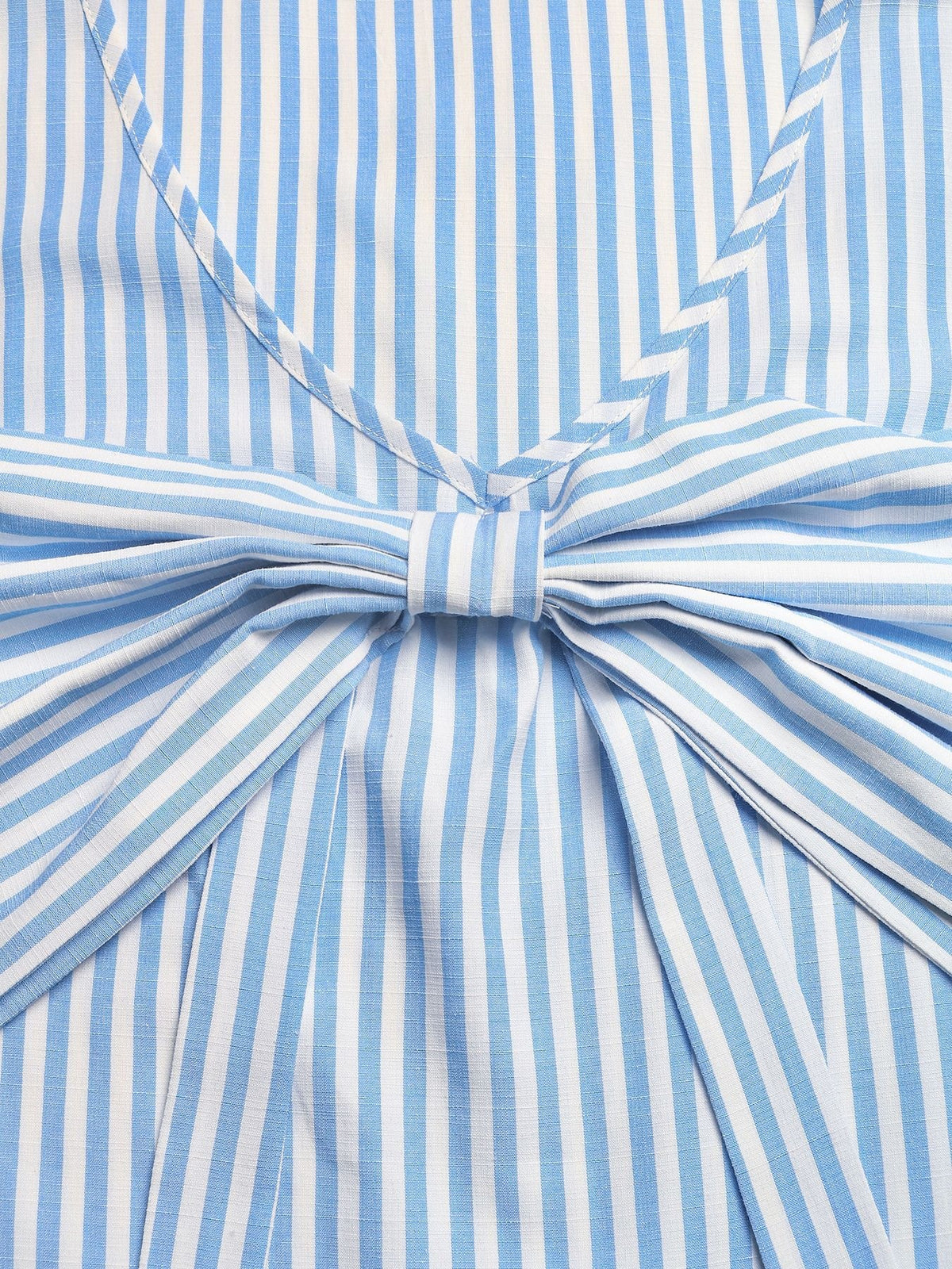 Striped Bow Front Two Piece Lounge Set - view 2