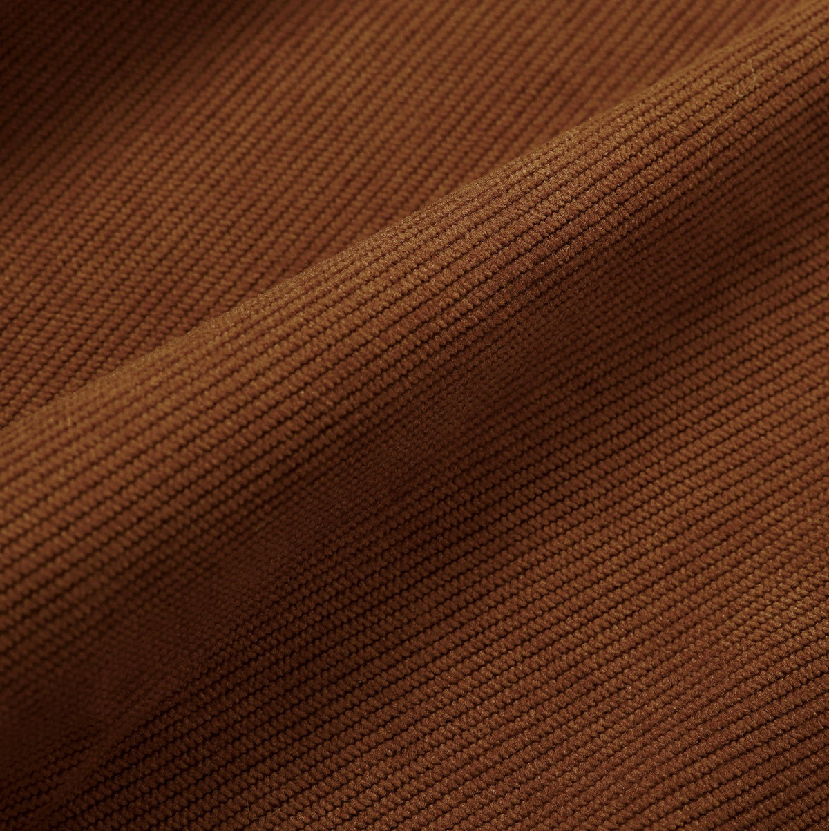 Corduroy Ruffle Hem Skater Mini Skirt - Brown - 3