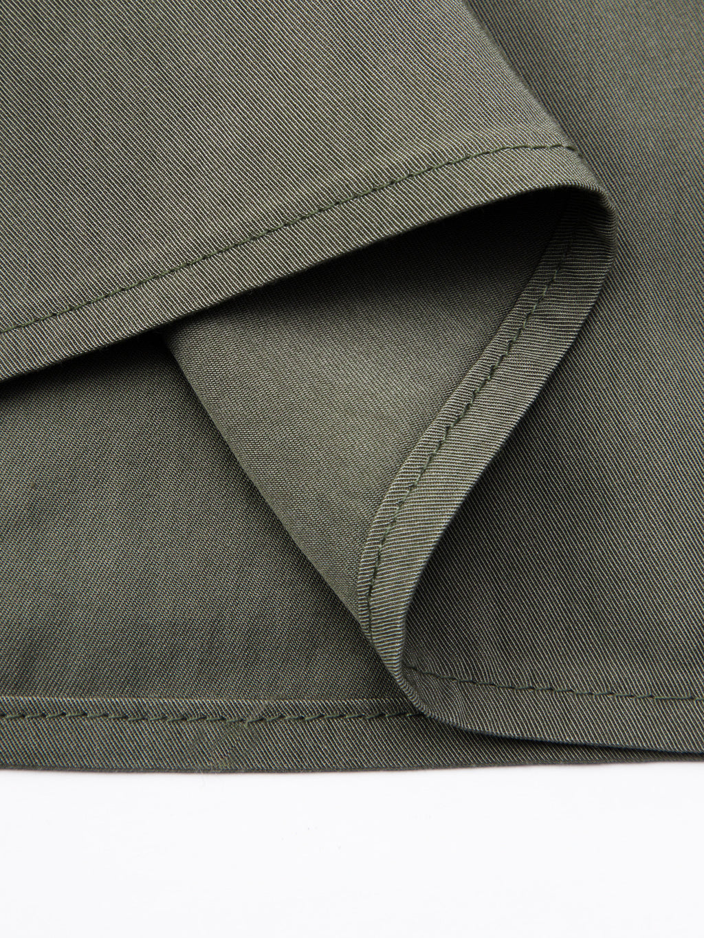 Gathered High Waist Maxi Skirt With Pockets - DkGreen - 3