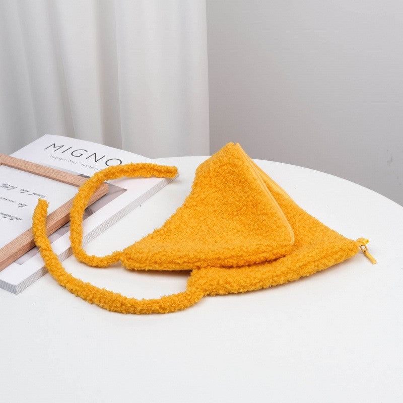 Faux Suede Sherpa Lined Earflap Bucket Hat