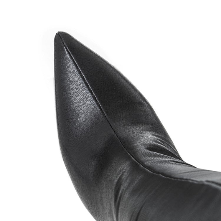 Pointed Toe Stiletto Thigh High Boots