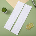 Long Cooling Sun Protection Arm Gloves - White