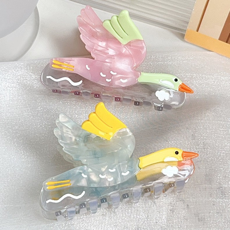 Flying Goose Acetate Claw Clip