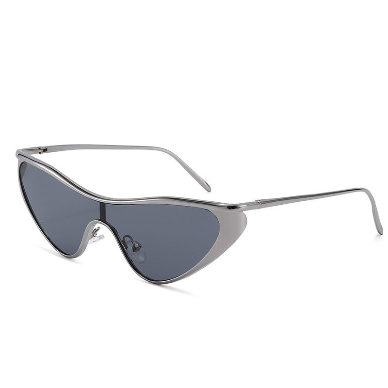 Futuristic Shield Lens Cat Eye Sunglasses - Color_02