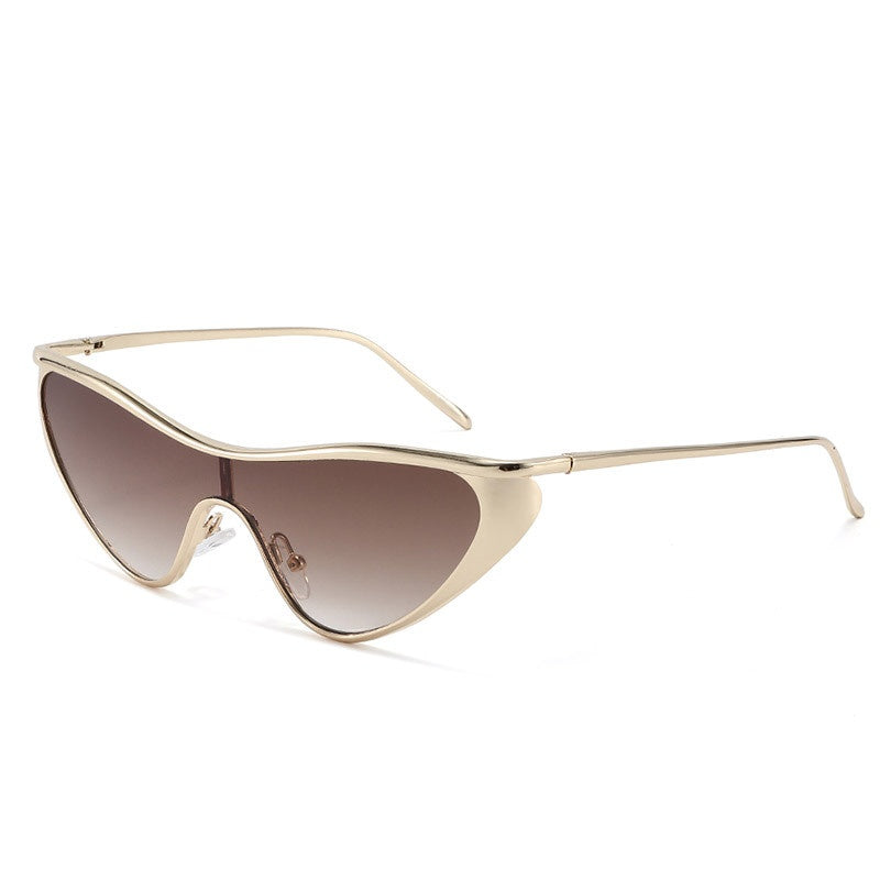 Futuristic Shield Lens Cat Eye Sunglasses - Color_06