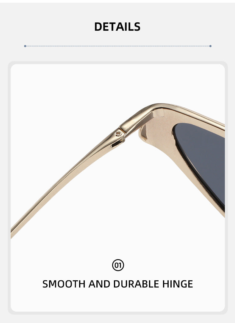 Futuristic Shield Lens Cat Eye Sunglasses - view 2