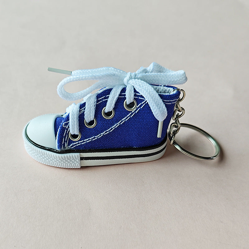 Mini High-Top Sneaker Keychain - Blue