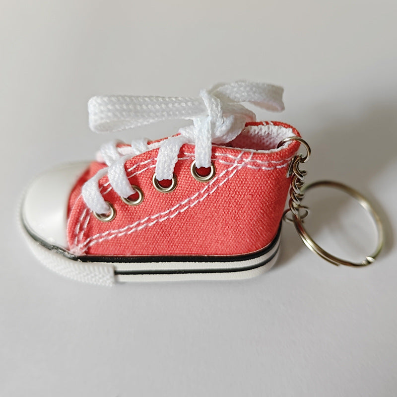 Mini High-Top Sneaker Keychain - Orange