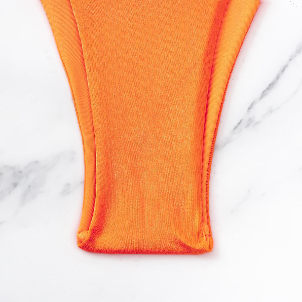 Crossover Halter Tie Side Bikini Set - Orange - 4