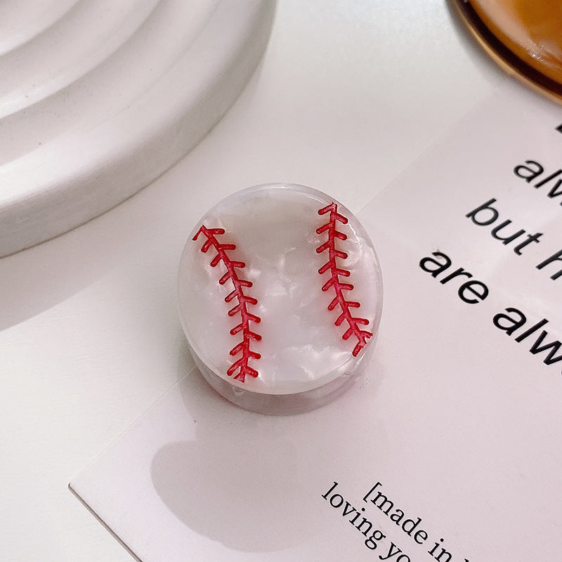 Mini Fruit And Sports Ball Hair Claws - Color_1