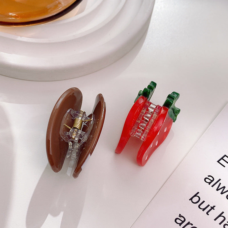 Mini Fruit And Sports Ball Hair Claws - view 1
