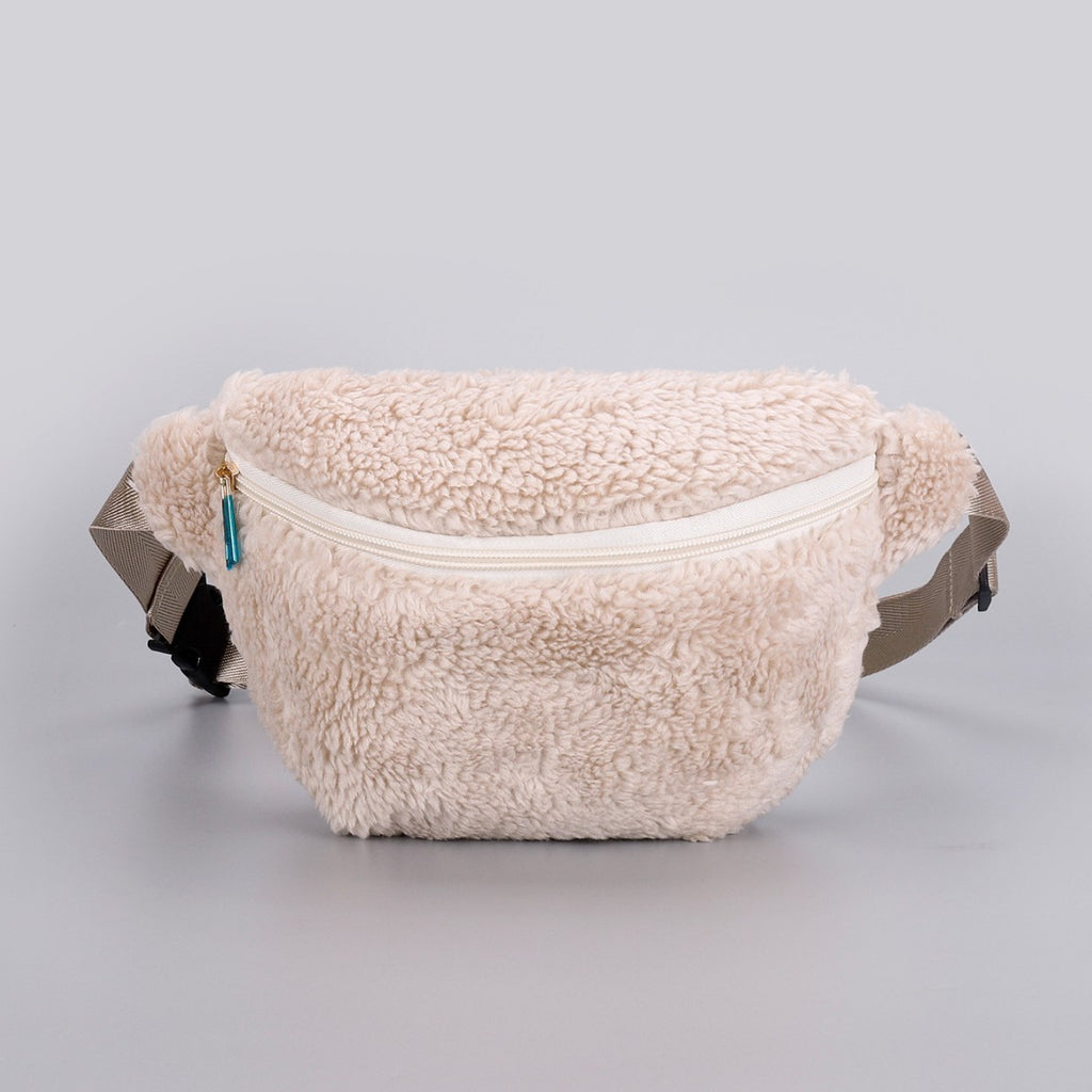 Teddy Sherpa Crossbody Sling Bag