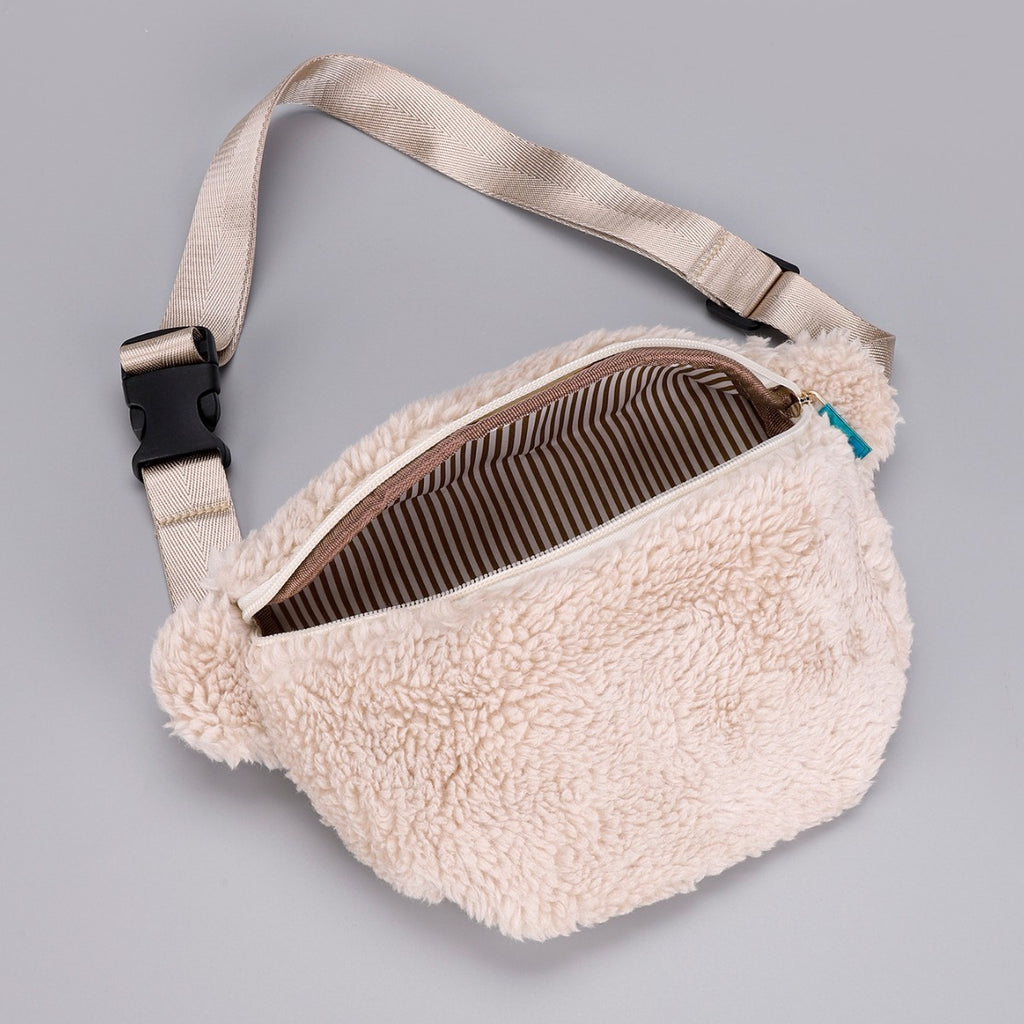 Teddy Sherpa Crossbody Sling Bag