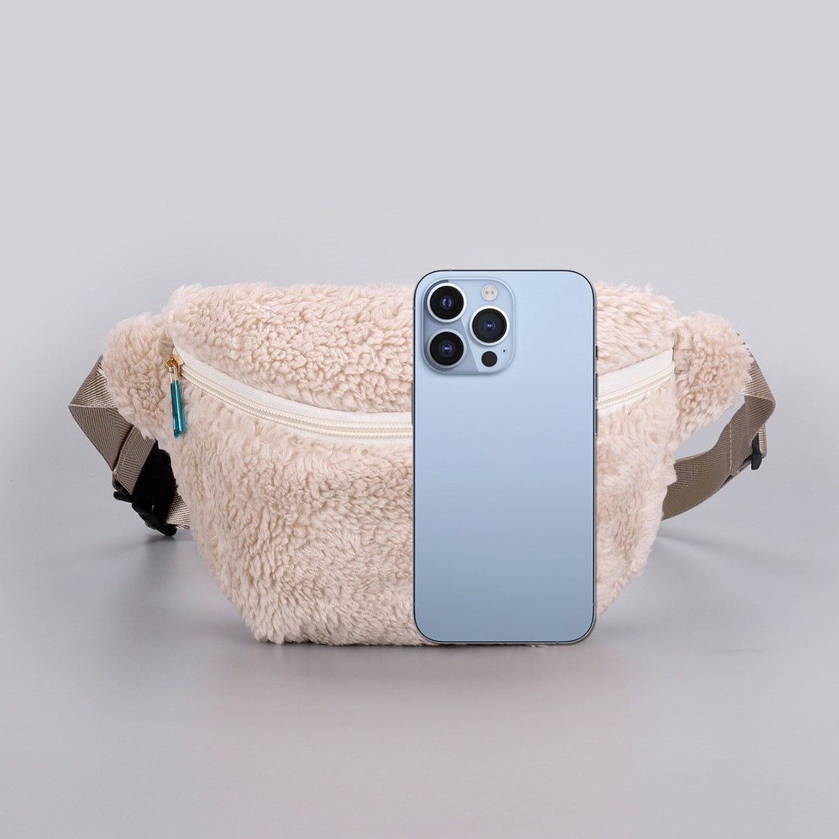 Teddy Sherpa Crossbody Sling Bag