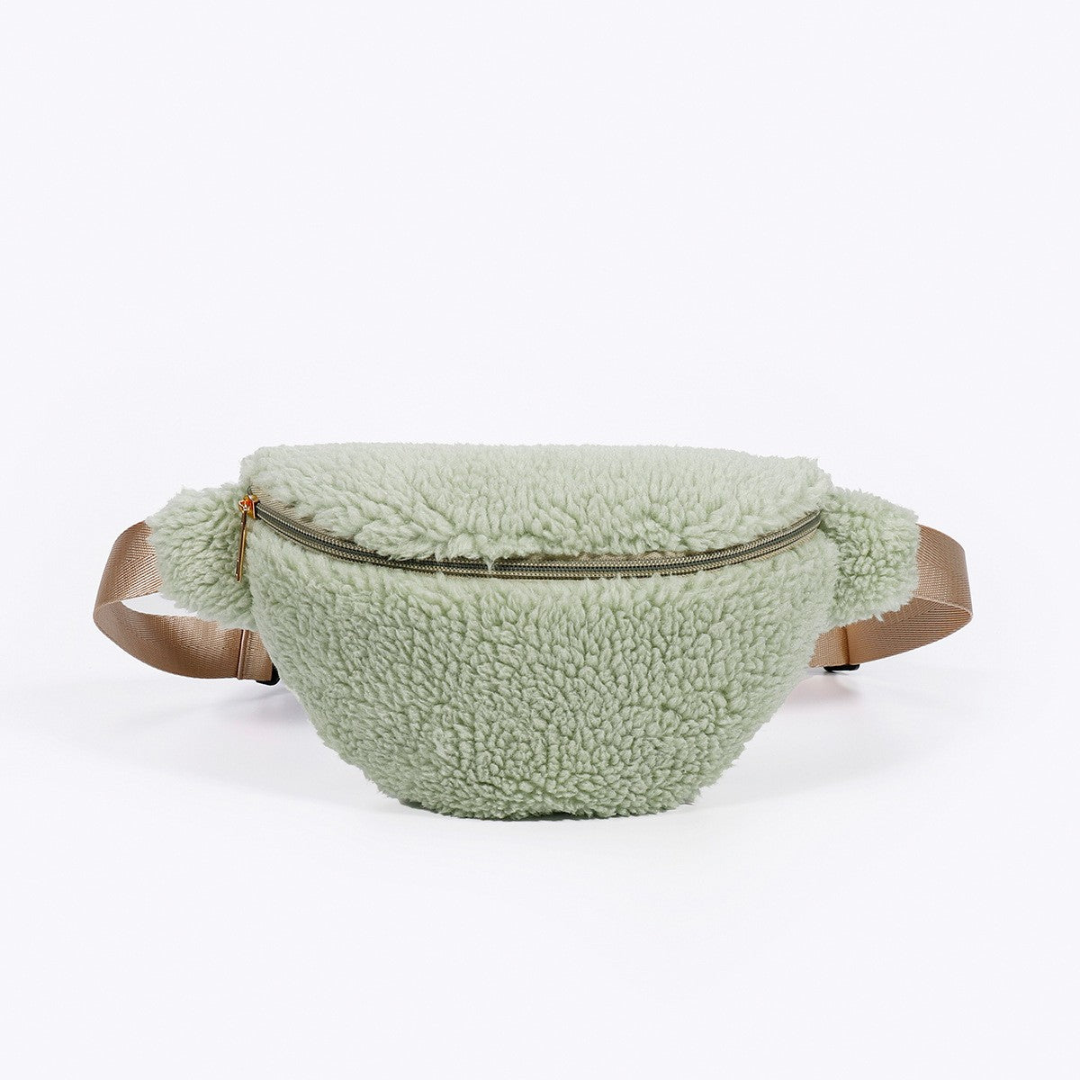 Teddy Sherpa Crossbody Sling Bag