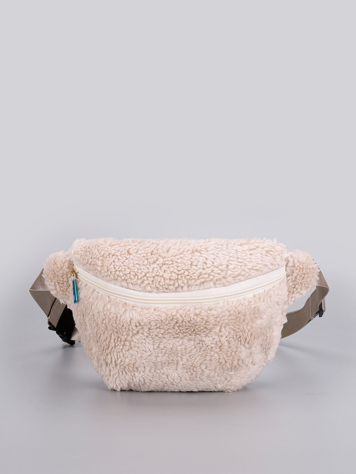 Teddy Sherpa Crossbody Sling Bag