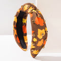 Crystal Studded Harvest Print Headband - C4