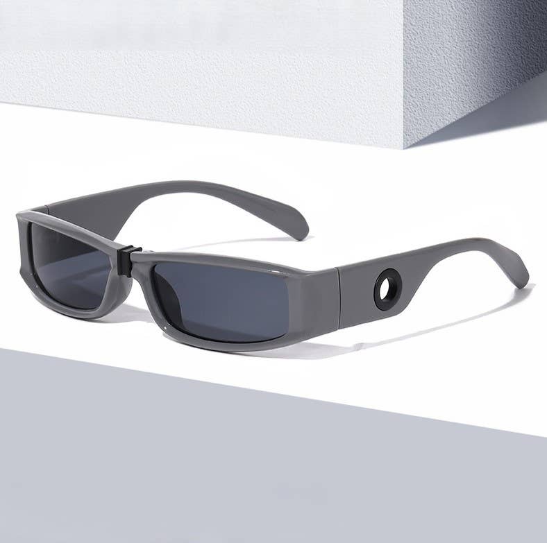 Y2K Wrap Around Rectangle Sunglasses