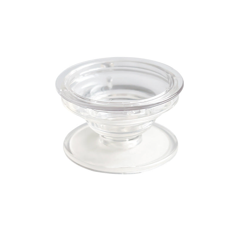 Clear Collapsible Phone Grip Stand - Plane