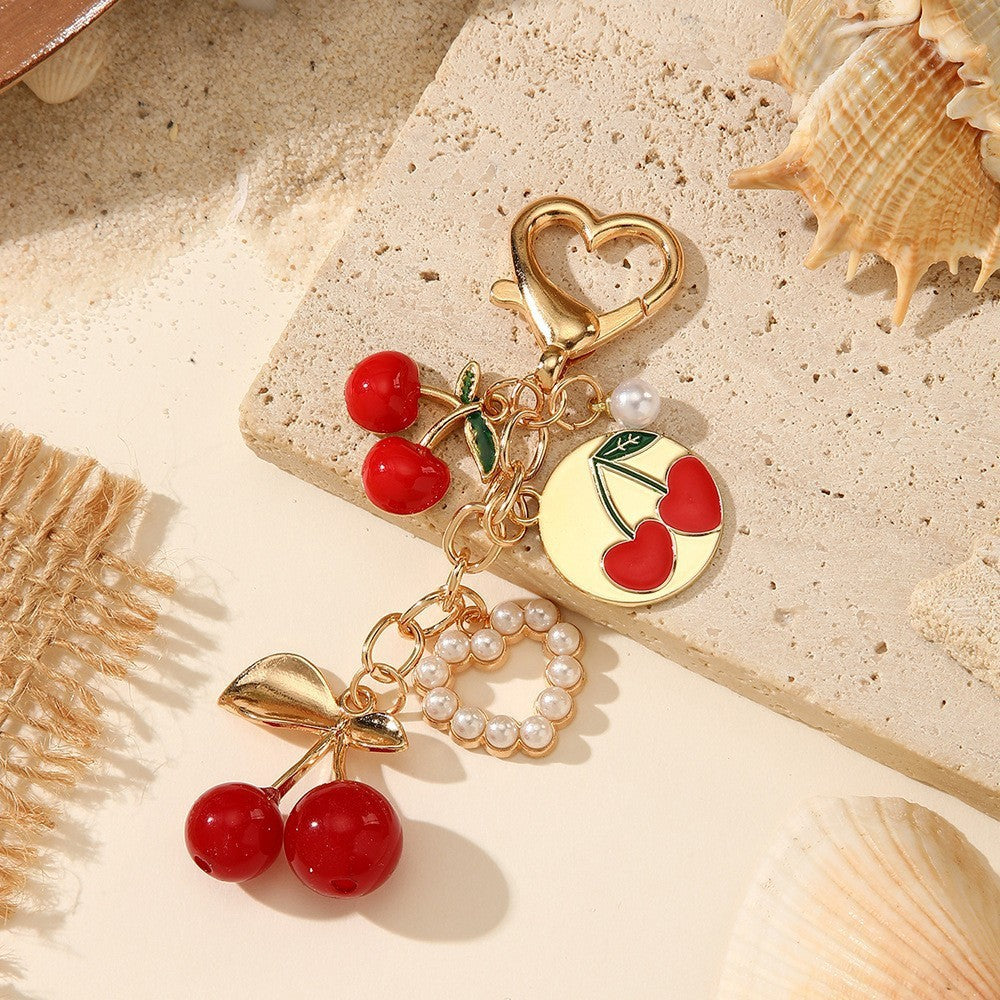 Beaded Tassel Charm Keychain for Bags - C7