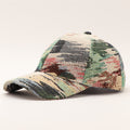 Southwestern Jacquard Woven Baseball Cap - Green