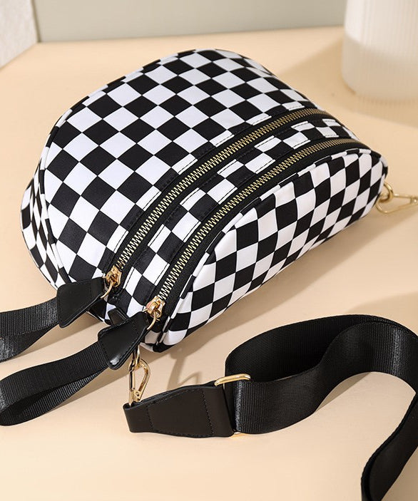 Half Moon Crossbody Sling Belt Bag - White - 6