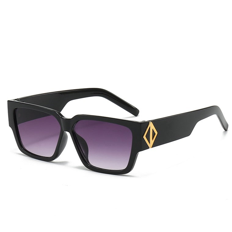 Bold Square Frame Street Sunglasses - Color_1