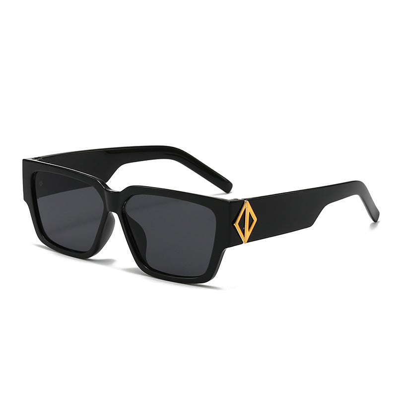 Bold Square Frame Street Sunglasses - Color_10