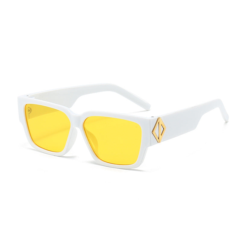 Bold Square Frame Street Sunglasses - Color_3