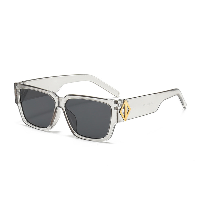 Bold Square Frame Street Sunglasses - Color_9