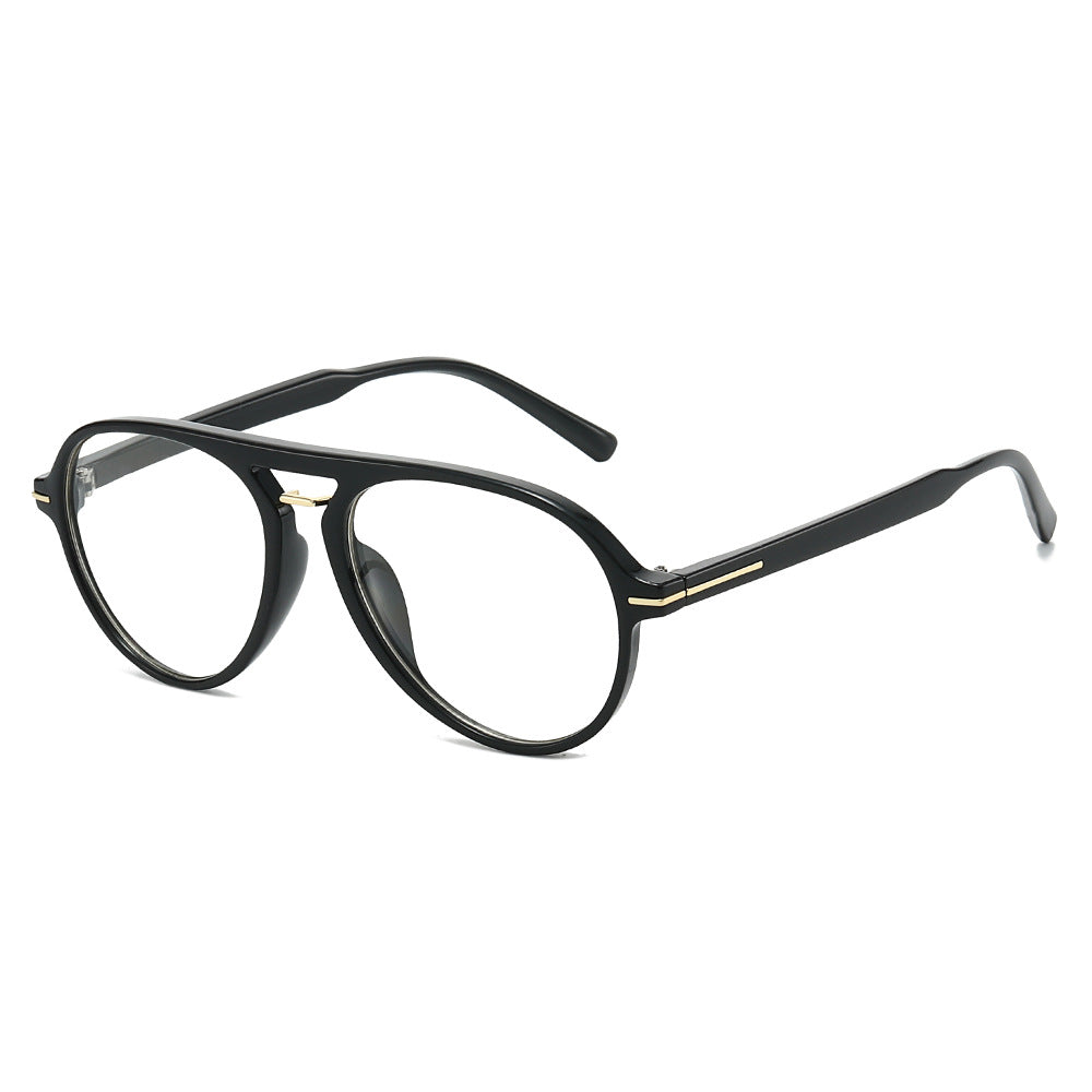 Retro Tinted Lens Aviator Style Sunglasses - C8