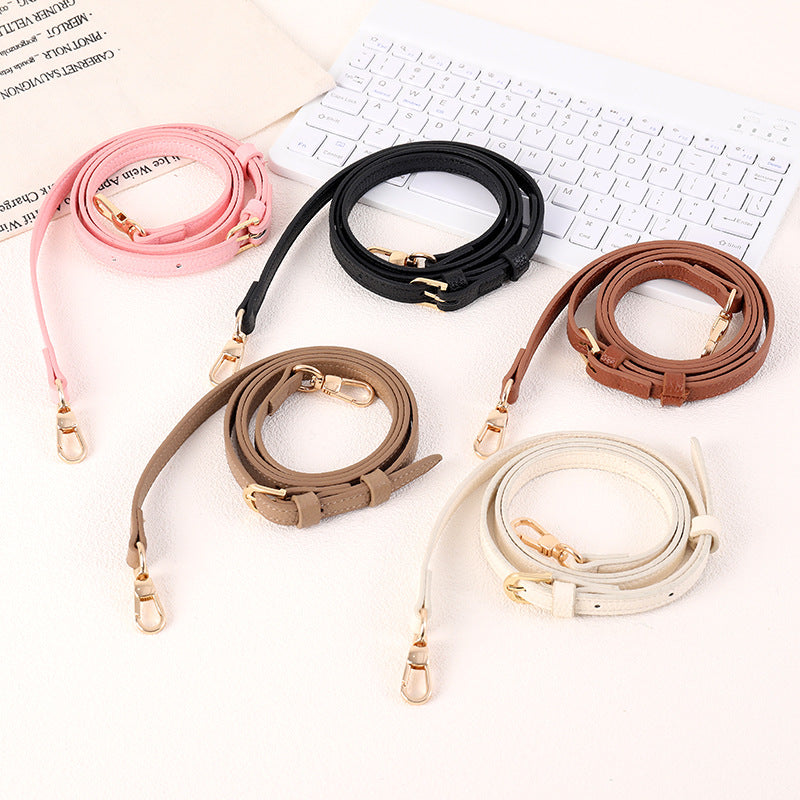 Thin Faux Leather Adjustable Lanyard Strap - view 1
