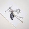 Flower Charm Corded Bag Keychain - NO-1