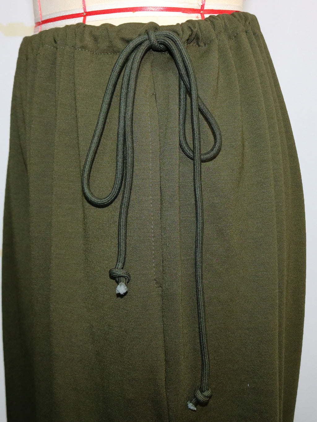 Baggy Ruched Hem Parachute Pants - Green - 3