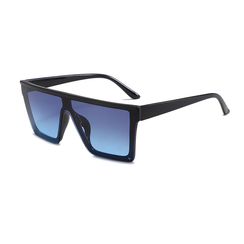 Flat Top Oversized Shield Sunglasses - Color_03