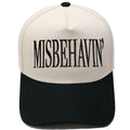 Statement Embroidery Trucker Hat With Contrast Brim - Color_01