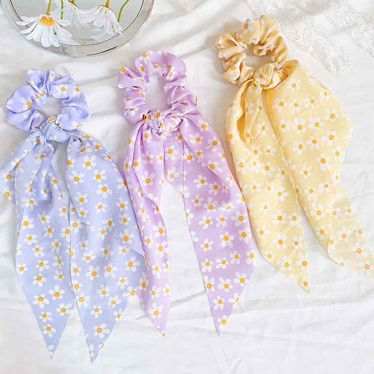 Ditsy Floral Scarf Tie Hair Band - view 4