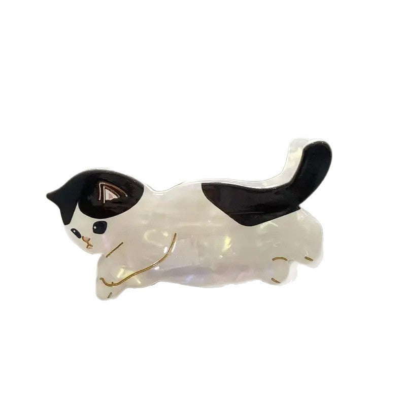 Cute Kitty Acetate Hair Claw Clip - Cat - 1