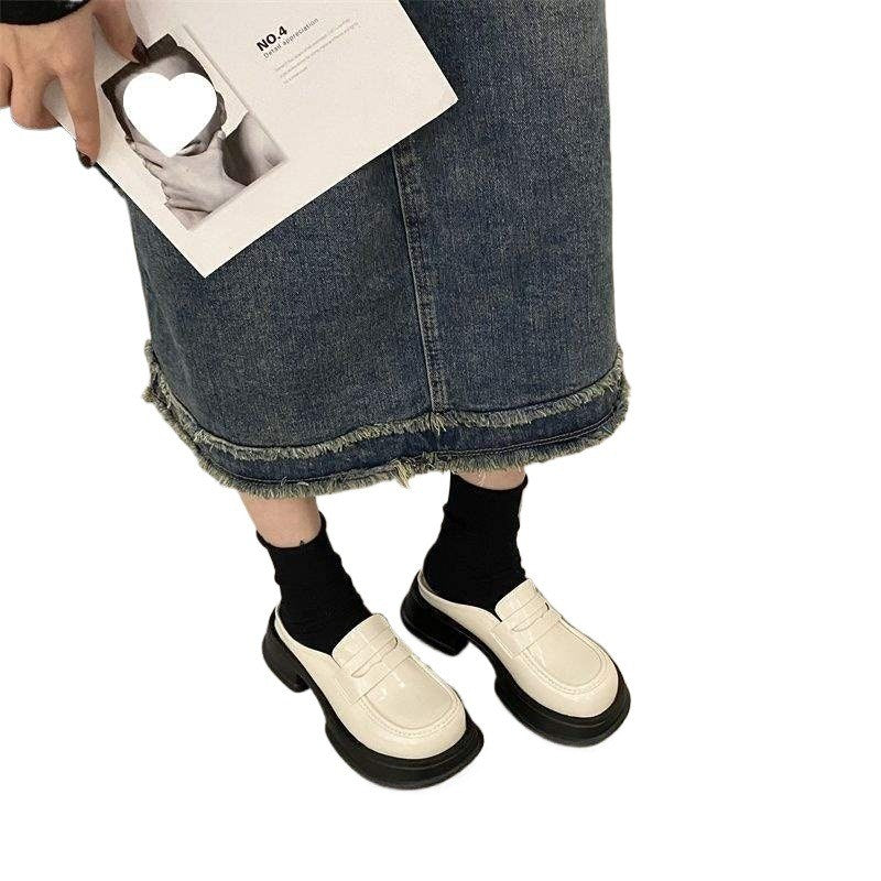 Chunky Platform Penny Loafer Mules