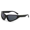 Angular Wraparound Sport Shield Sunglasses - Color_1